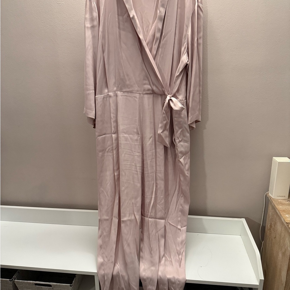 Elegant Pink Women's pants  jumpsuit size xl